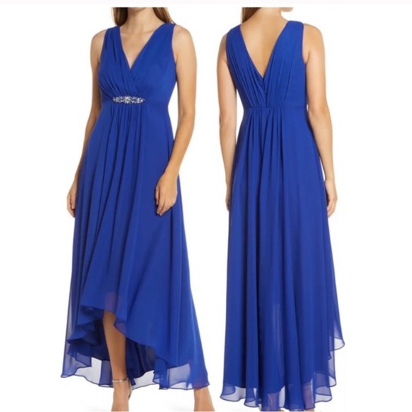 Size 8. Eliza J Floaty Chiffon Gown. - Picture 11 of 13